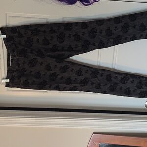 Rose Black Denim Jeans